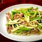 咸肉芹菜炒干丝